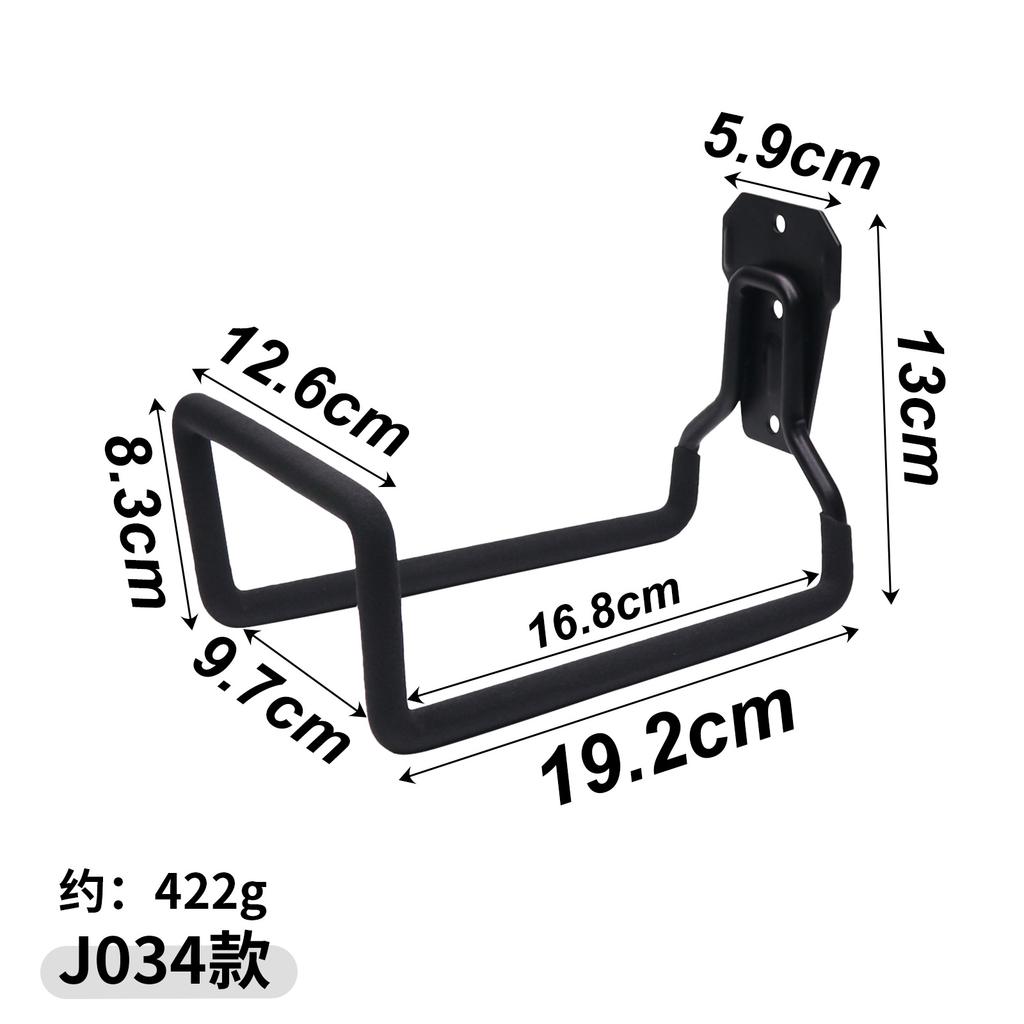 Heavy-Duty Metal Hooks High-Strength Storage Hooks for Bikes Garage Garden Tools