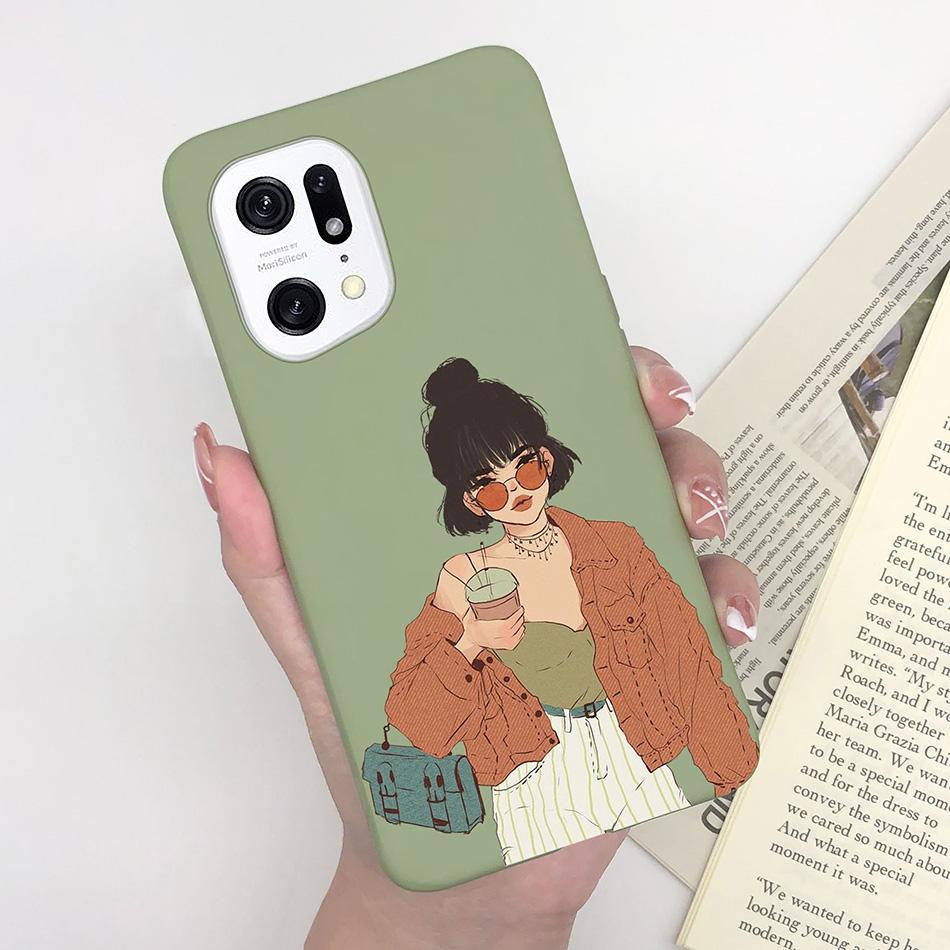 Für Oppo Find X5 Pro Lite Handyhülle Schmetterling Mattes Silikon Stoßfest Schwarze Abdeckung Für Oppo FindX5 X5Pro X5Lite Funda Coque