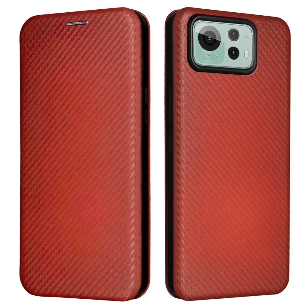 Pro Asus Zenfone 12 Ultra 5G Pouzdro Textura karbonových vláken Odolné proti pádu PU kůže Kryt na telefon