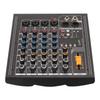 Profesjonalny 4-kanałowy mikser dźwiękowy z USB i wzmacniaczem mocy Profesjonalne miksowanie dźwięku