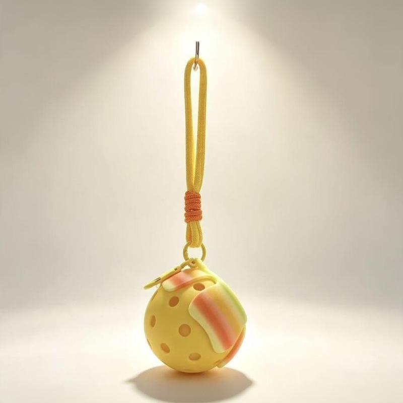 Módní sportovní klíčenky na pickleball, Inspirativní dárky pro milovníky pickleballu ženy muži Roztomilý klíčenka Jedinečný design