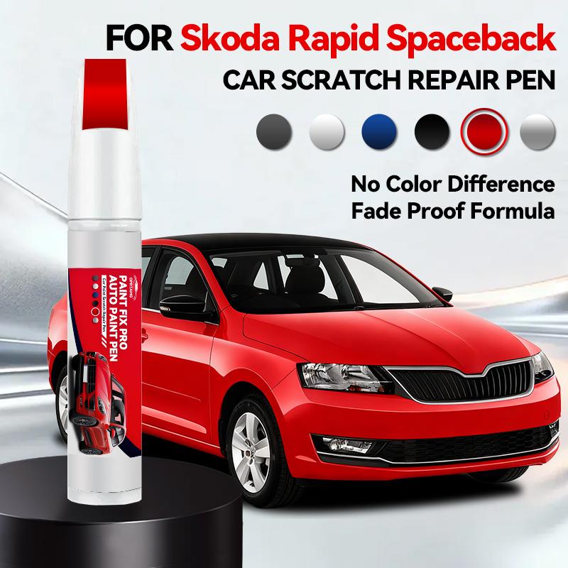 OPRTAMG Purpose Vehicle For Skoda Rapid Spaceback 1990-2026 Paint Scratch Repair Accessories White LY9L Black LY9B Gray LX7G Bro