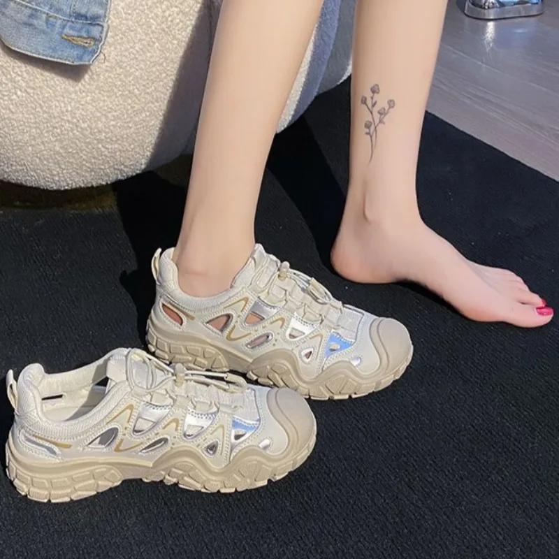 Fashion 2024 hot selling women's fashionable casual sports shoes, breathable and comfortable casual shoes, outdoor jogging sports shoes