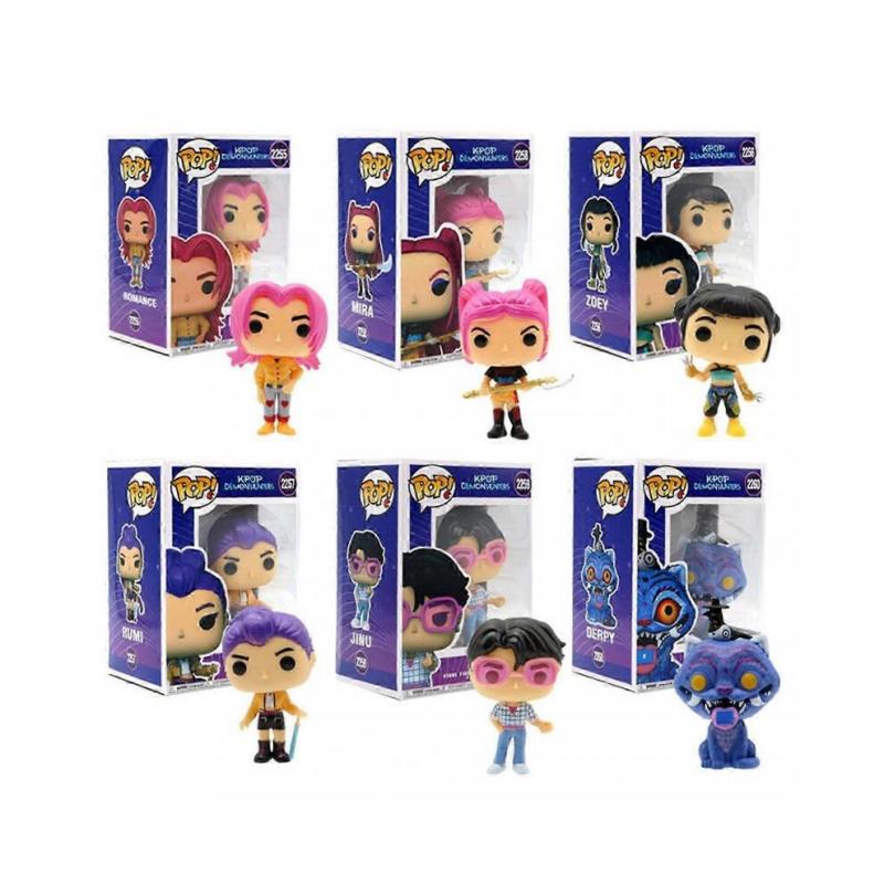Set di 6 Pezzi Action Figure K-pop Demon Hunters Bambole Figurine Demon Hunters
