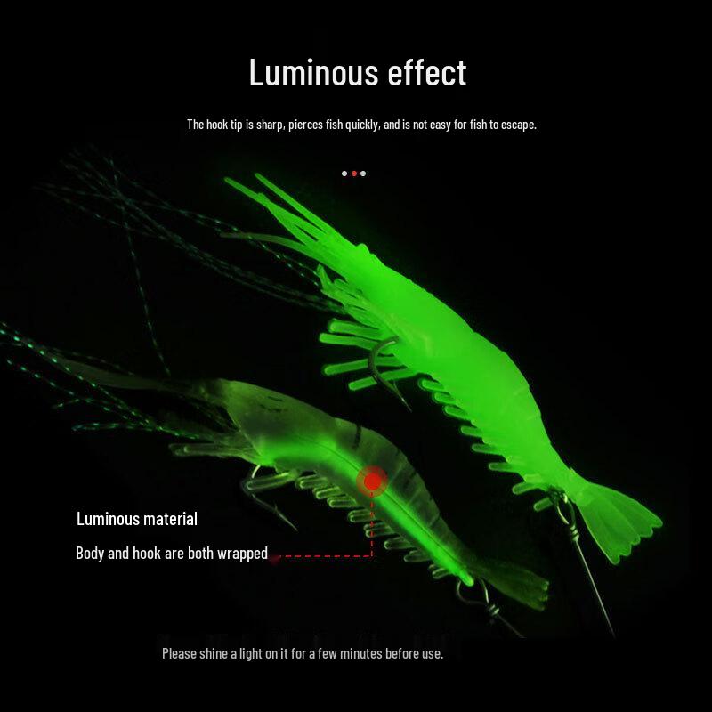Oeny Luminous Shrimp Fishing Lure (9.5cm, 6.5g)