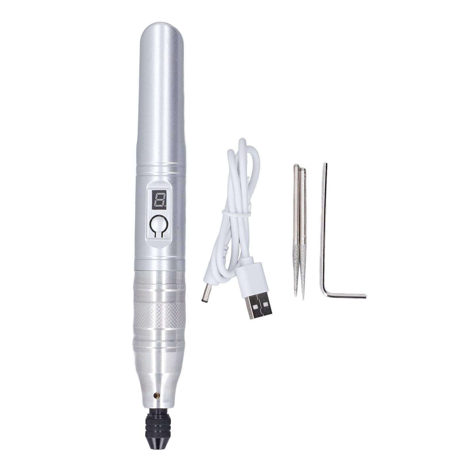 

Электрическая шлифовальная ручка Микрогравер Травление Гравировка Набор инструментов DIY 350013000 об/мин 3,7 В