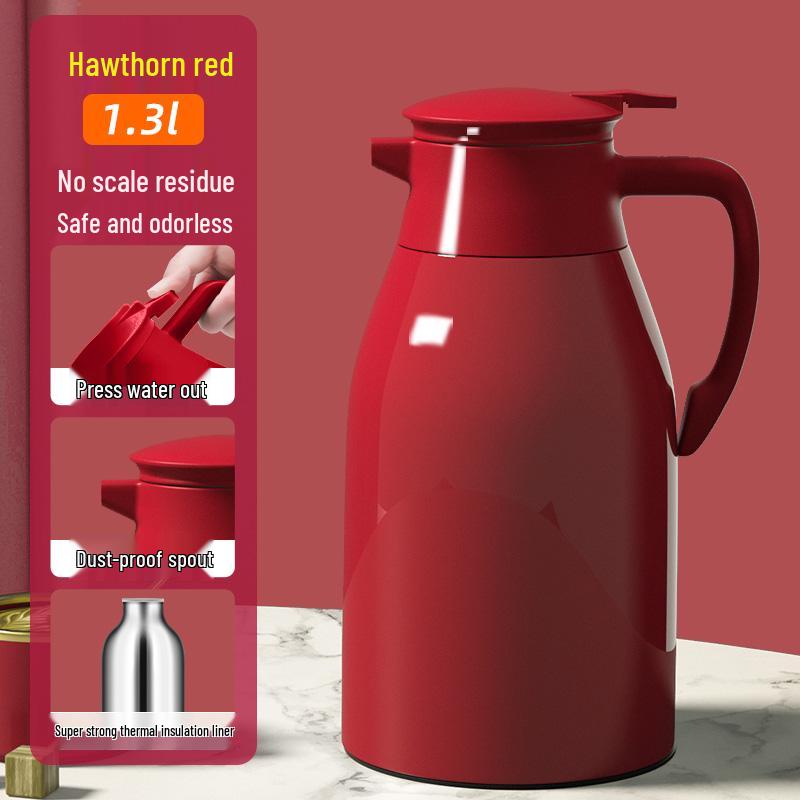 Large Capacity Glass Liner Warm Water Thermos - New Model for Dorms and Homes
