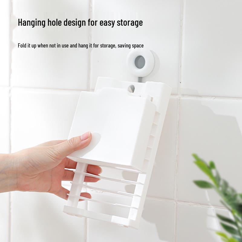 Multi-functional Japanese Foldable Dish Rack & Utensil Storage Shelf