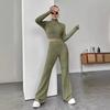 2024 Trendy European & American Women's Autumn/Winter Long Sleeve Sweatshirt & Pants Set