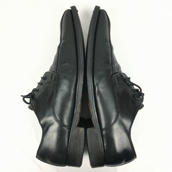 80s-90s Vintage G.C. Morelh Handmade Swirl Moc Business Shoes Black Size 43 27.5 Men's(USED)