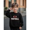 Kids Sweatshirt American Football Themed Print - Crewneck Sweatshirt - Sporty Casual Trendy Fashion