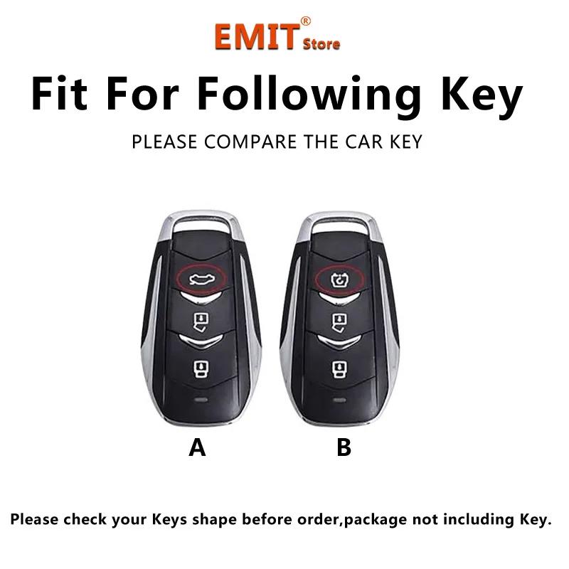 Key Case Cover for Dongfeng Fengguang Seres Evolute I-Space I-Pro Landian E5 Remote Shell Keychain Housing Holder Accessories