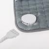 Electric Heating Pad Grey 30 * 60cm 100W Flannel Moist Dry Therapy Auto Shut Off Washable for Shoulder Back Pain Cramp 1 Piece