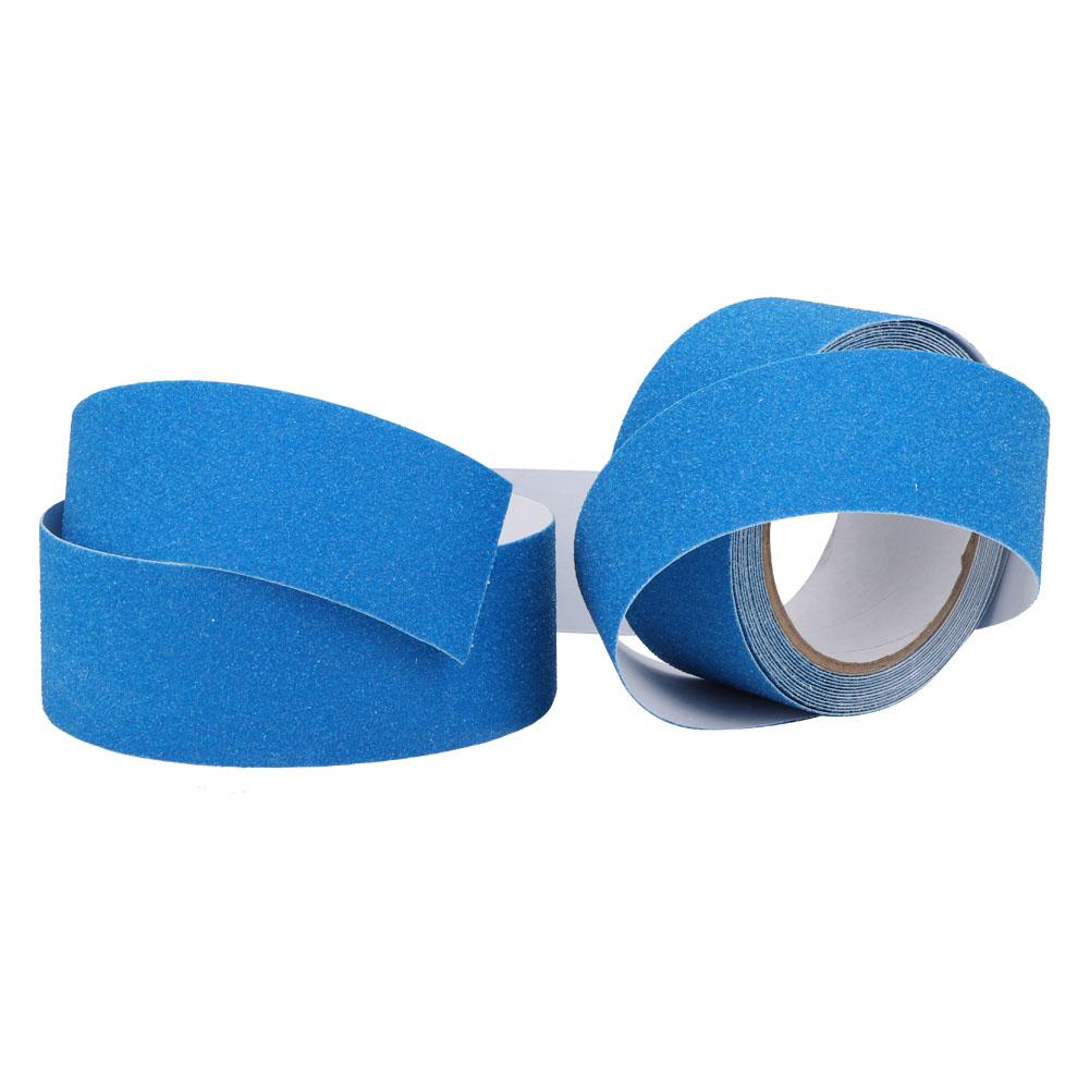 Quartz Sand Non Slip Tape Floor Stair Step Anti Slip Safety PVC Tape Adhesive 5m (Blue)