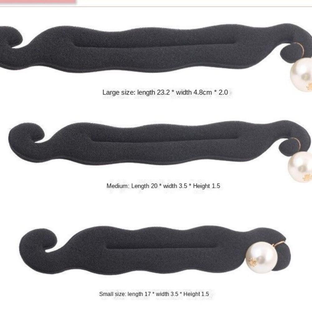 Hair Disk Donut Hairstyle Twist Maker Foam Sponge Clip Bun Curler Braider Hair Bun Maker  Women