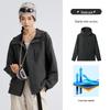 Camel Unisex Outdoor Water-Resistant Hooded Jacket