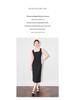 Shenzhen Nanyou Elegant French Square Neck Suspender Dress - Women's Summer Long Skirt