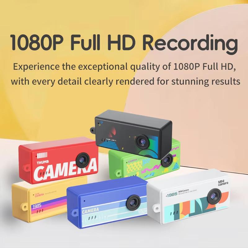 Mini Retro Thumb Keychain Camera 1080P Video Recording CCD Digital Camera 0.96Inch Portable Charmer Small Camcorder With Flash Support TF Card G6 X7
