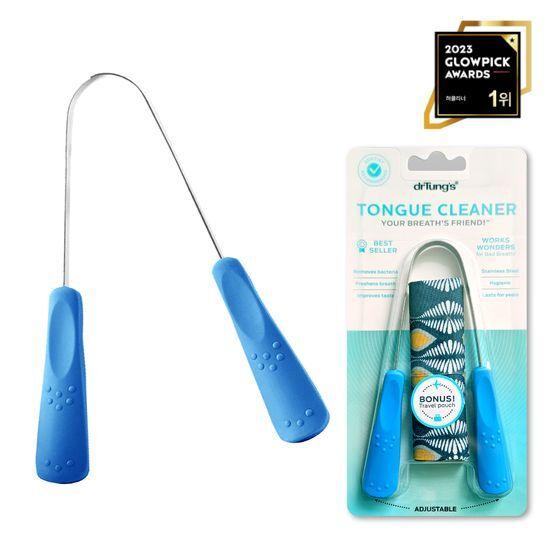 DR TUNG'S Non-Gagging Tongue Cleaner (with Pouch) (random Color)
