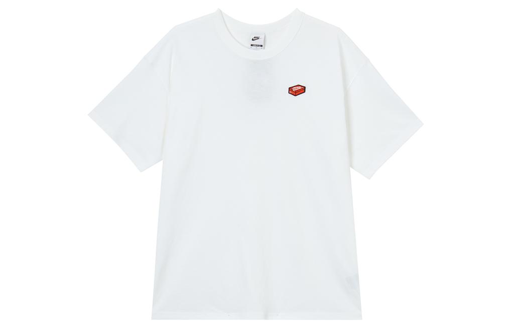 Nike T Shirts Men's White Crew Neck Moderate IH9271-100