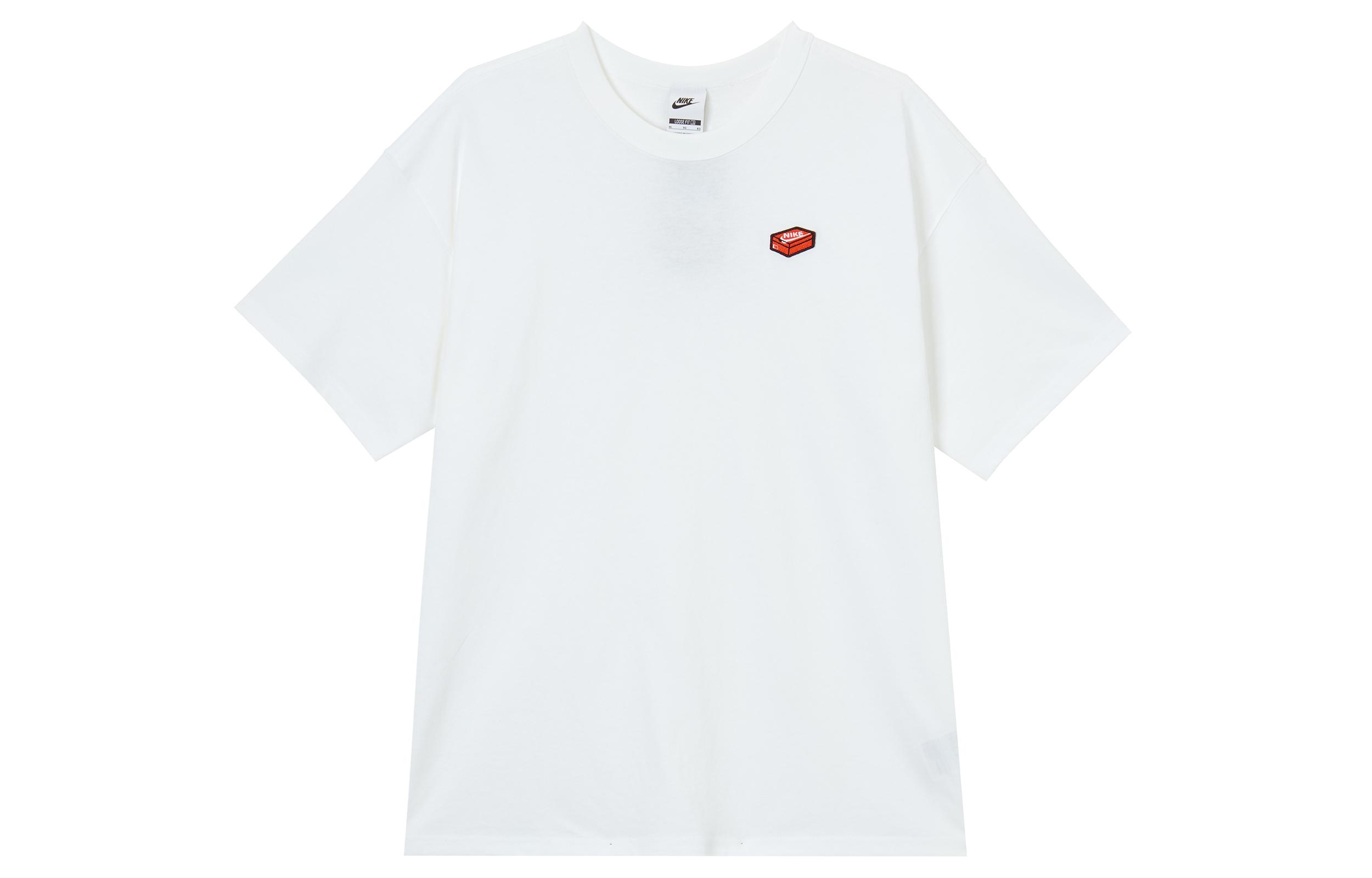 Nike T Shirts Men s White Crew Neck Moderate IH9271-100 S