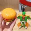 Transform Mech Model Plaything Dual Form Transform Robot Plaything Simulation Ice Cream, Fries, Burger Play House Children'S Surprise Present