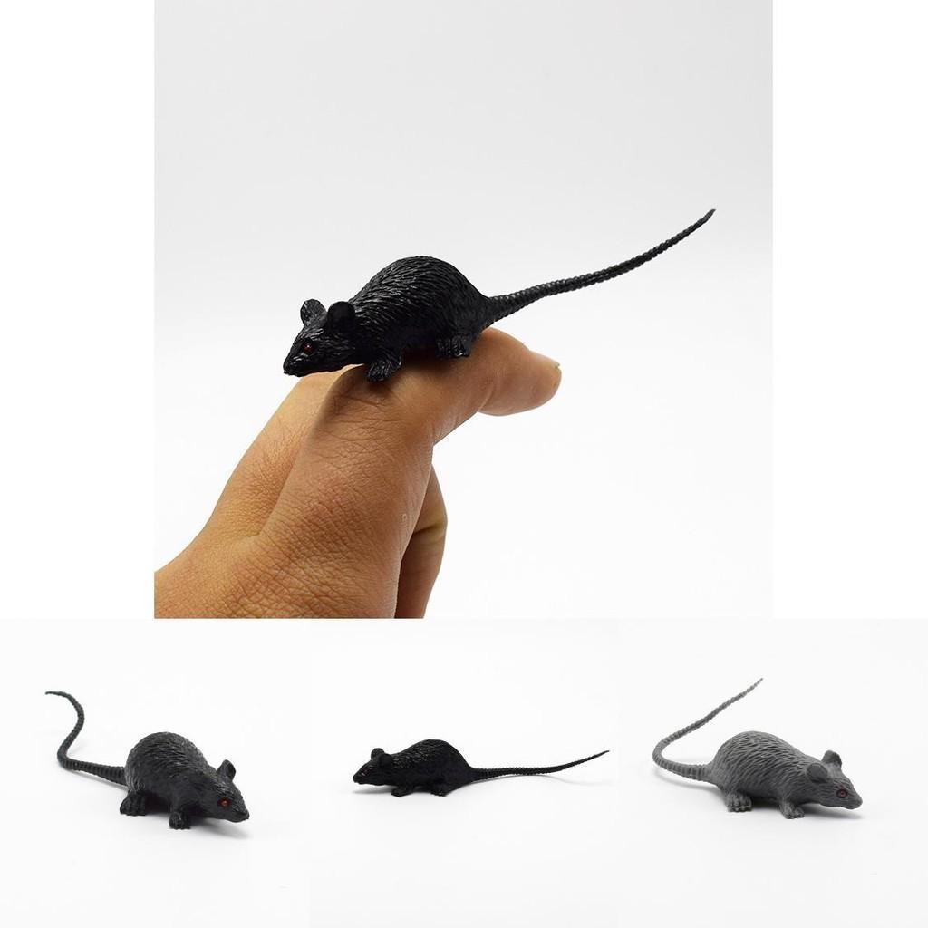 Einzigartiges Mini-Maus-Spielzeugmodell für Streiche und Halloween-Spaß, aus Kunststoff, 9 cm groß