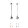 Stylish Tassel Ball Pendants Women Alloy Earring Ear Stud Jewelry Gifts
