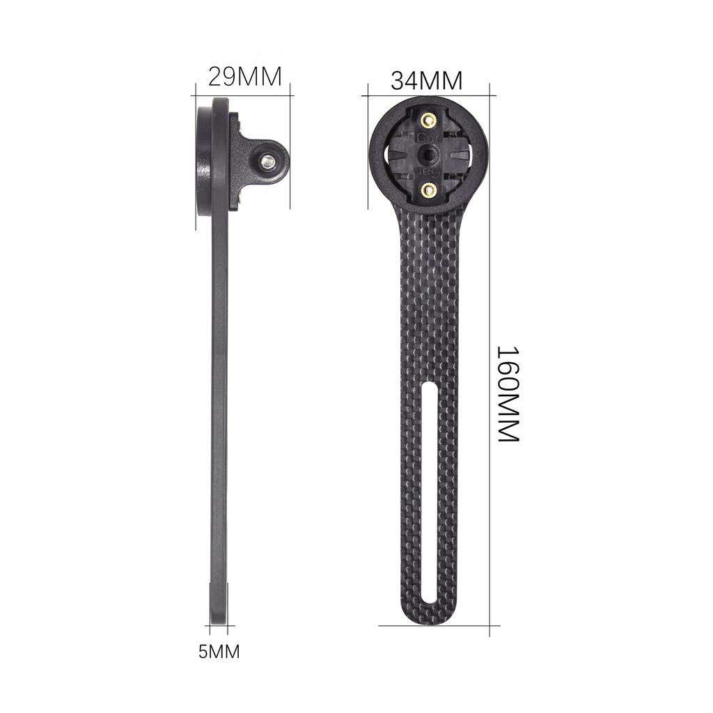 Carbon Fibre One-piece Handlebar Code Meter Bracket for Road Bike Bryton WAHOO Code Meter Holder