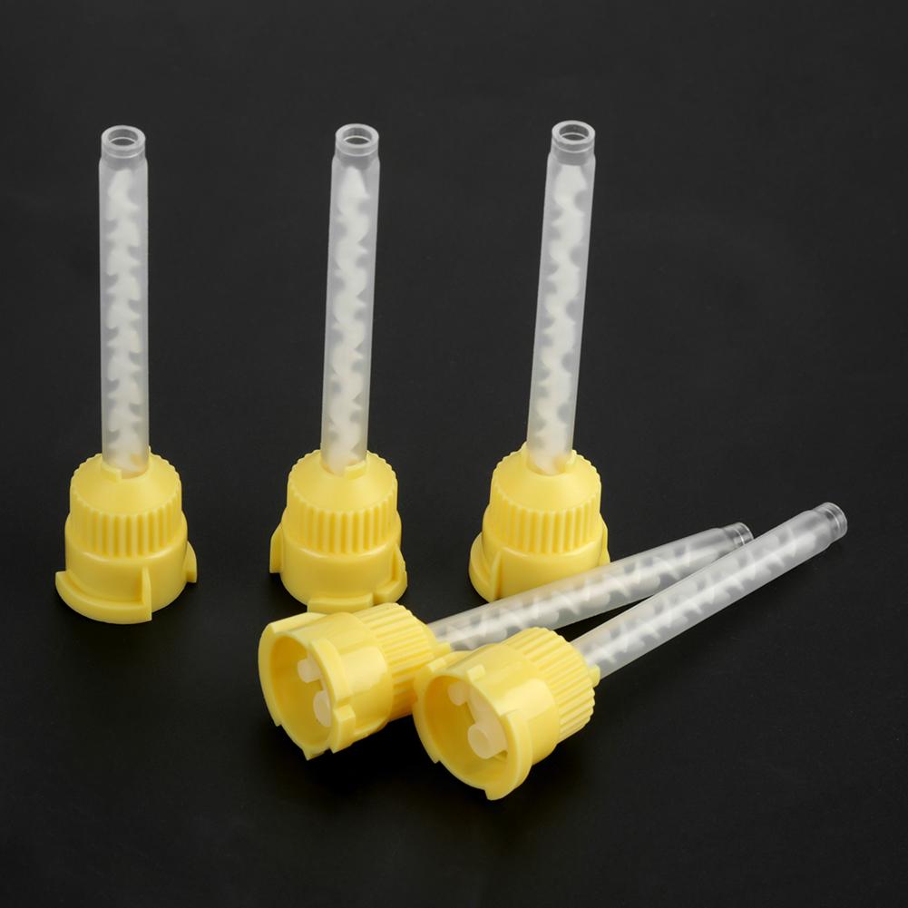 50 buc vârfuri de amestecare din silicon dentar de unică folosință, 70 mm, 4,2 mm 1:1