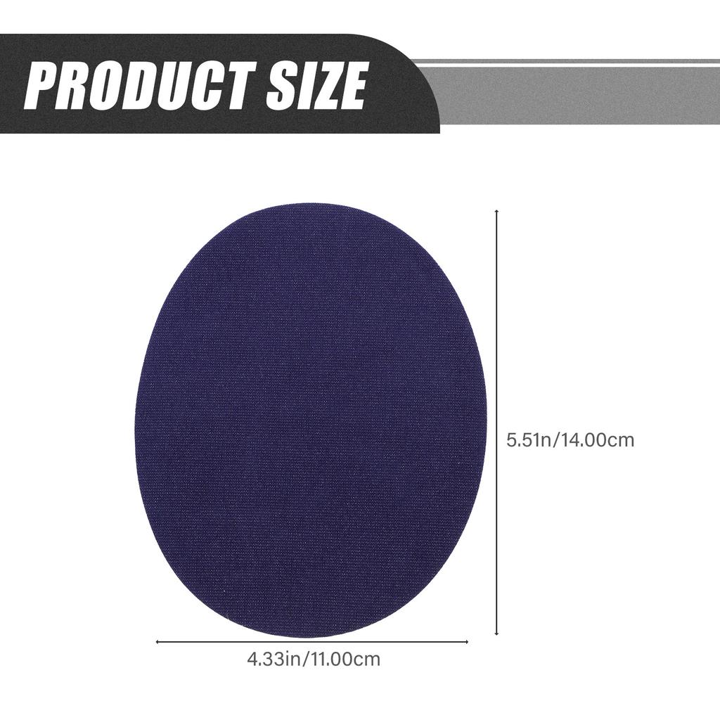 1Pair Clothing Oval Patches High-Quality Ironing Applique for Knee Elbow Repair on Jeans Suit Shirt Bag Hat Shoe