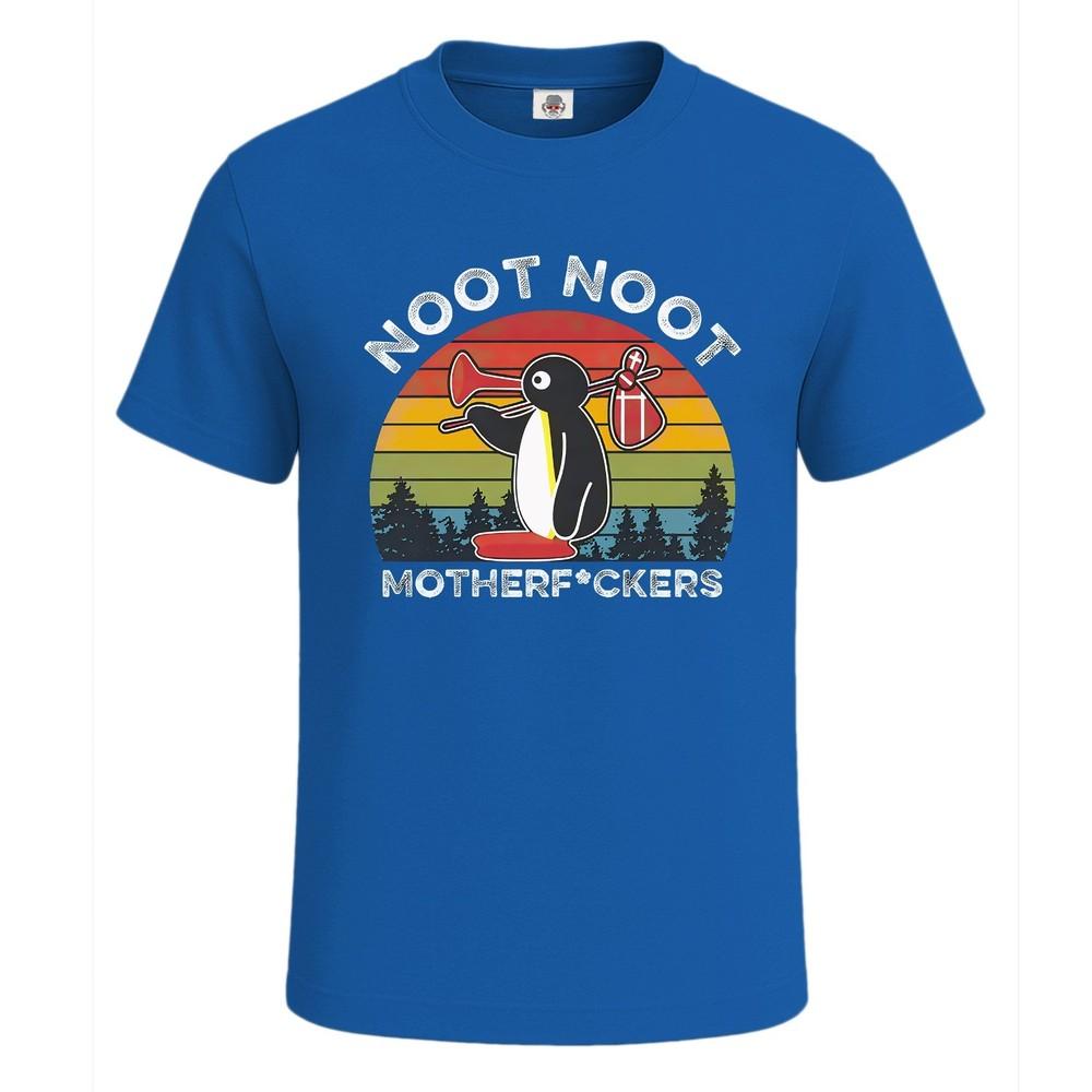 Sunce pingu noot noot graphic tees novelty gift mens t shirt funny shirt top 2XL