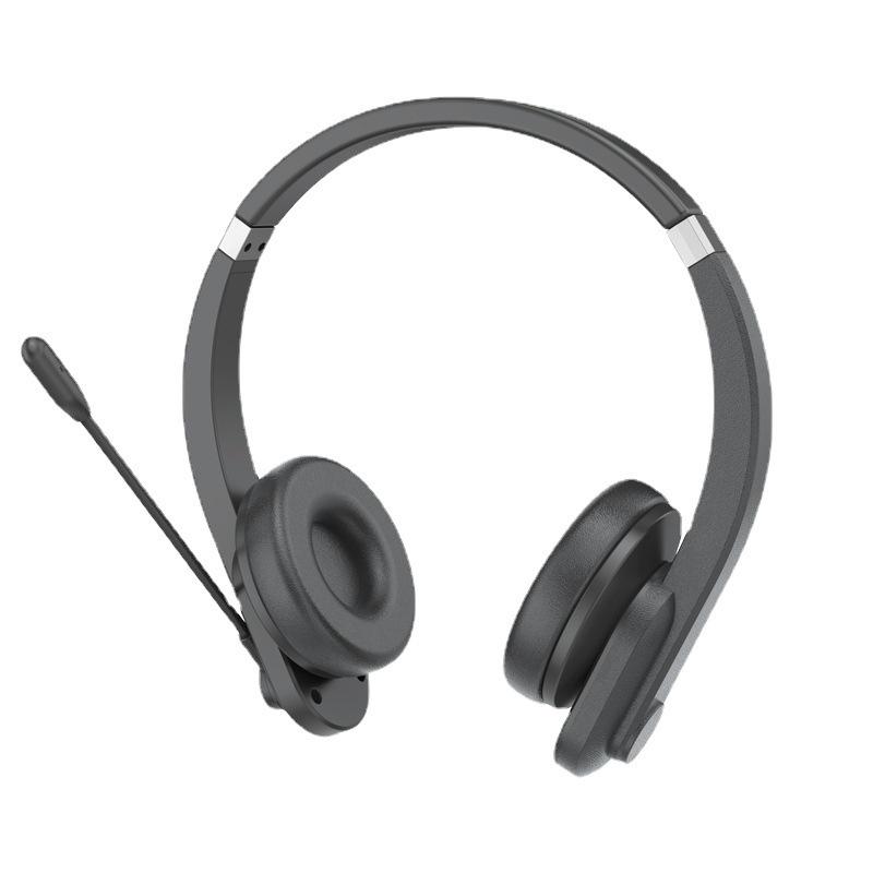 Wireless Bluetooth 2.4G Gaming Headset with ENC Noise Cancelling Mic, Low Latency for Computer, TV, Aviation, and Customer Service