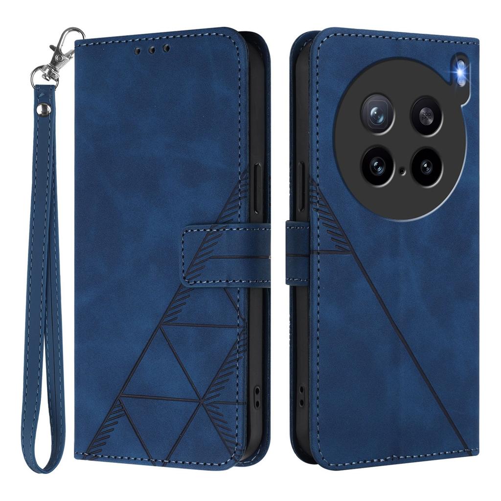 For Vivo X200s 5G Leather Case with Hand Strap Wallet Stand Phone Cover