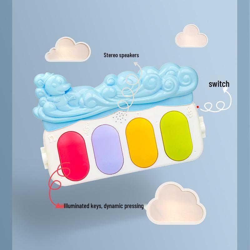 Baby Kick Piano Music Mat and Mobile: Activity Gym for Infants