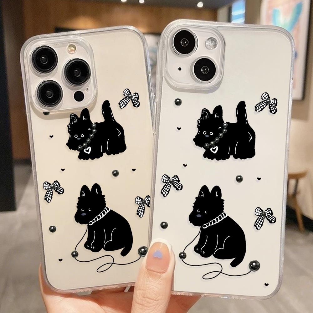 Acrylic Phone Case for iPhone 11 12 13 14 Pro 12 14 16 Pro Max for Samsung A16 A36 A56 S24 FE High-quality Painted Anti-fall Mobile Phone Case