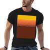 S Vintage Retro Stripes TShirt Plus Size Workout Short Sleeve Top