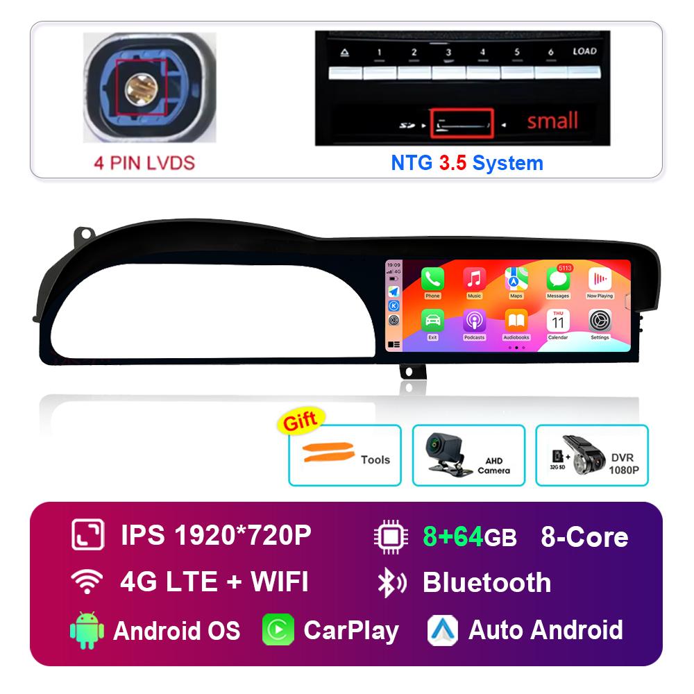 

для Mercedes Benz S W221 CL W216 2005 - 2013 Система NTG 3.0 3.5 Android Автомагнітола Мультимедійний плеєр GPS HD Сенсорний екран