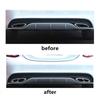 2pcs Exhaust Muffler Cover Trim For Mercedes Benz A B C E Class W205 2015-2016