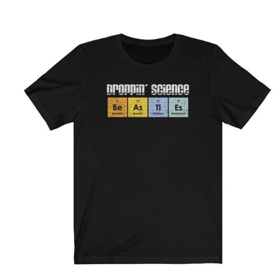 26 Beastie Boys Droppin Science T-shirt Rock Hip Hop Band Shirt Unisex Unisex T-Shirt XXXL