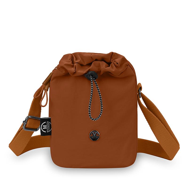 Commuter Kettle Shoulder Bag Women's Lightweight Outdoor Sports Mobile Phone Crossbody Bag Drawstring Small Square Bag