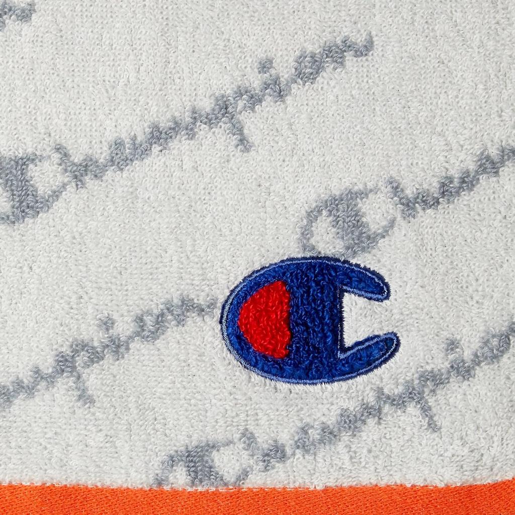 Champion Mini Bath Youth Logo Antibacterial and 5075064800 Towel, (White), Deodorizing,