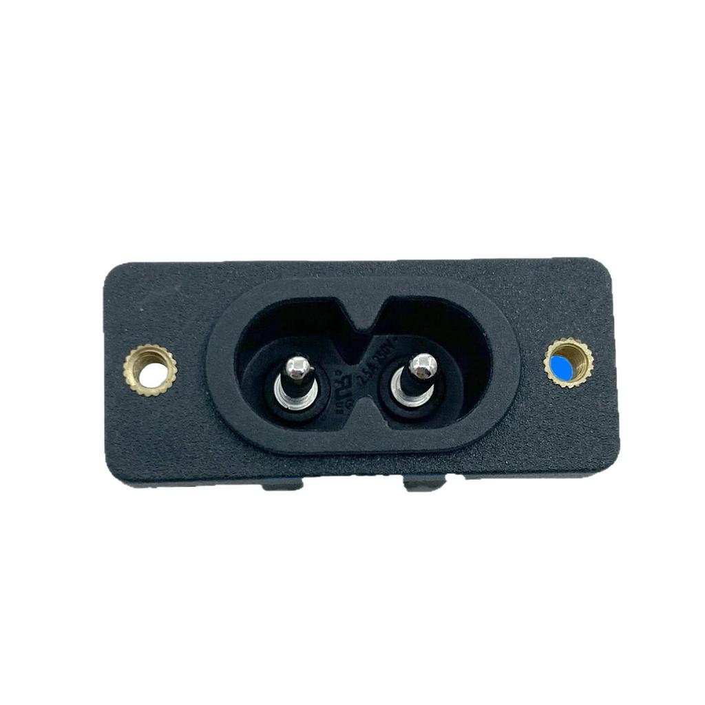 HC-88 Black C8 Female Connector with Two-Pin Screw Lock
