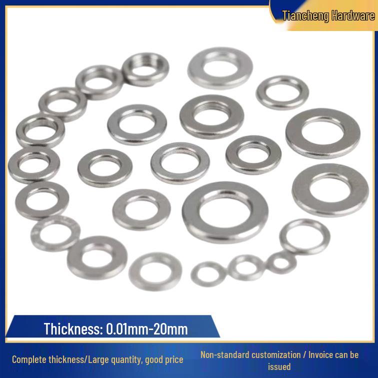 Custom 304 Stainless Steel Flat Washer Shim Spacer.