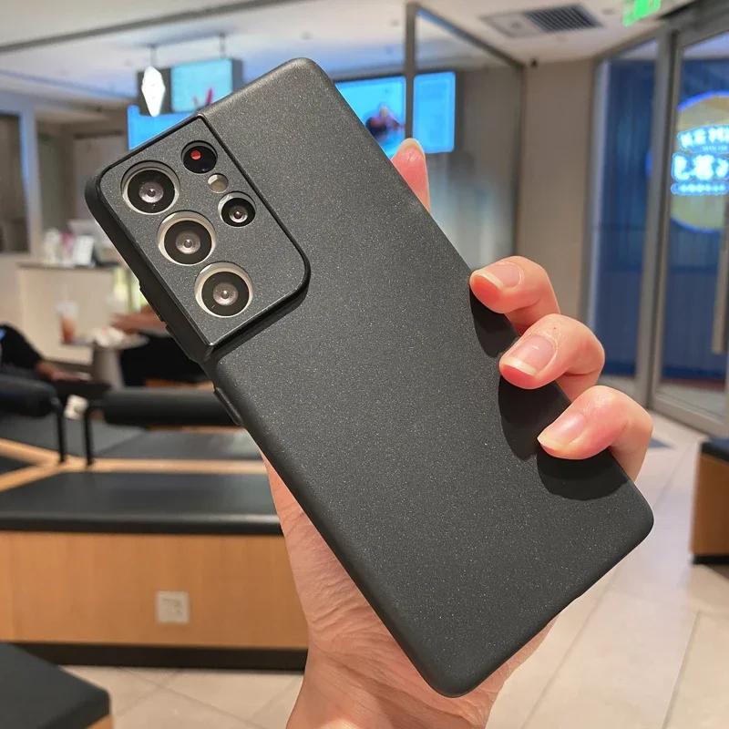 

Тонкий мягкий чехол из ТПУ для телефона Samsung Galaxy S24 S23 S21 FE S22 Plus A54 A53 A52 A33 A32 A72 Note 20 ультратонкая матовая задняя крышка For Samsung Galaxy A13&PC + TPU