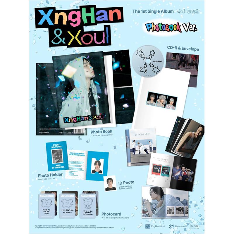 XngHan & Xoul – 1st Single [Waste No Time] Photobook Ver. (+Online Benefit)