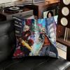 The WWorld Ends with You Pillow Case Antidustmite Pillowcase Invisible zipper silky short plush Sofa cushion cover