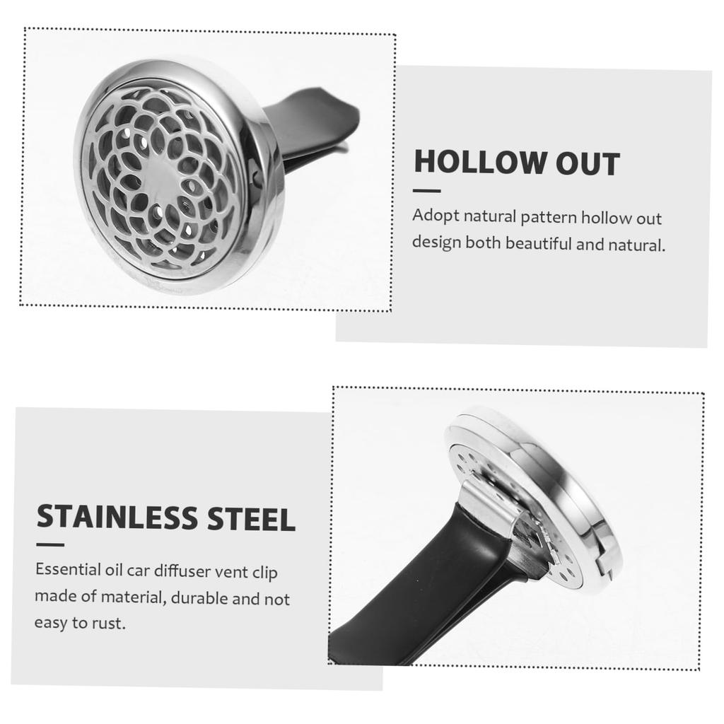 TINEASUR Car Vent Clip Vent Clip Natural Pattern Design Material Vent Freshener Clip for Car Random Style