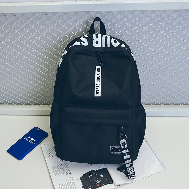 Studentský batoh Oxford Schoolbag Lehký Velkokapacitní měkký ramenní popruh Módní potisk Multifunkční batohy
