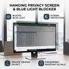 Privacy Screen Filter Blue Light Blocking Monitor Protector Hanging Type Reusable Privacy Filter Scratchproof for